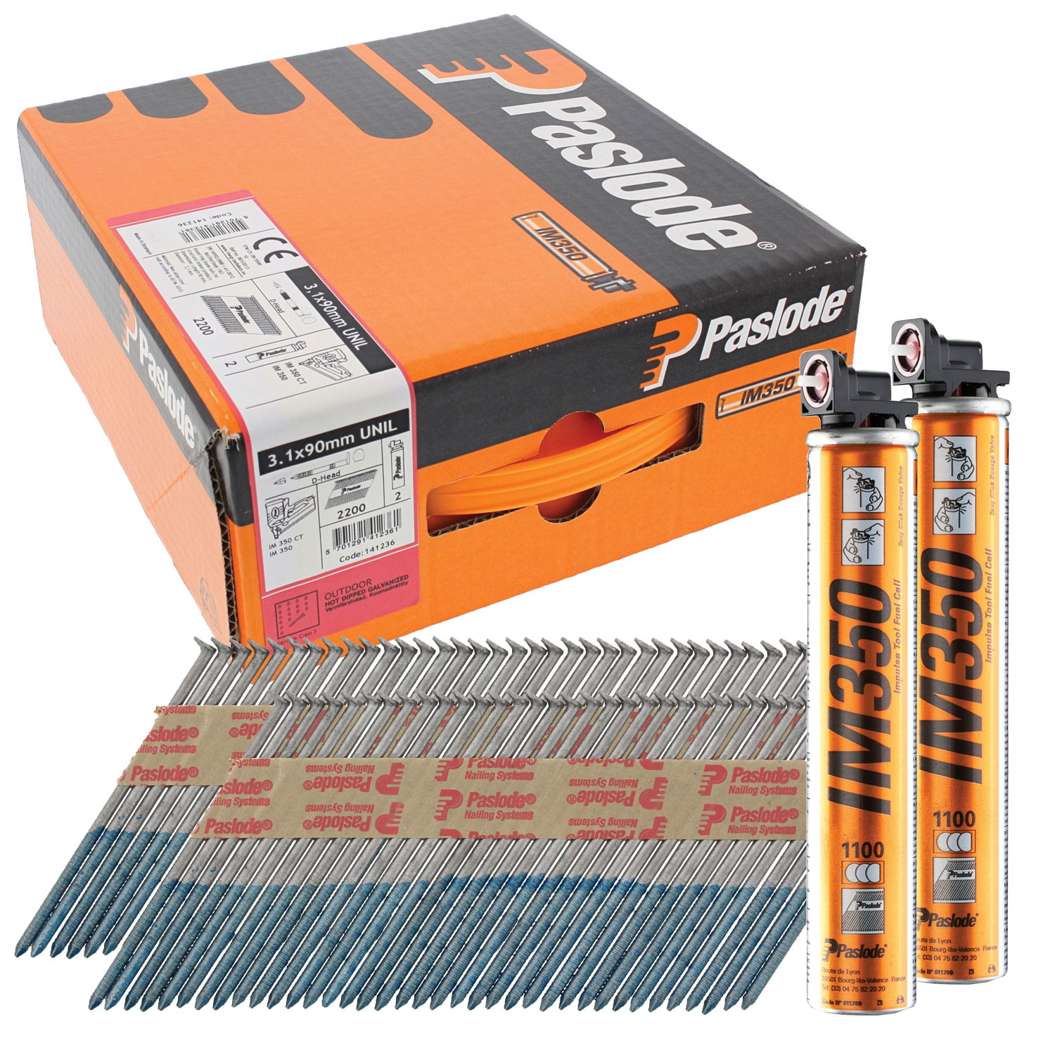 Paslode GalvPlus IM350 Framing Nail & Fuel Trade Packs Protrade