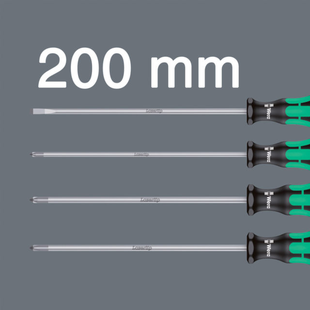 Wera Kraftform 4pce Long Screwdriver Set Protrade