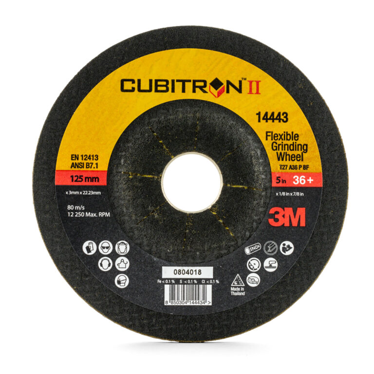 3M™ Cubitron™ II 125mm Flexible Grinding Wheels 36 Grit Protrade