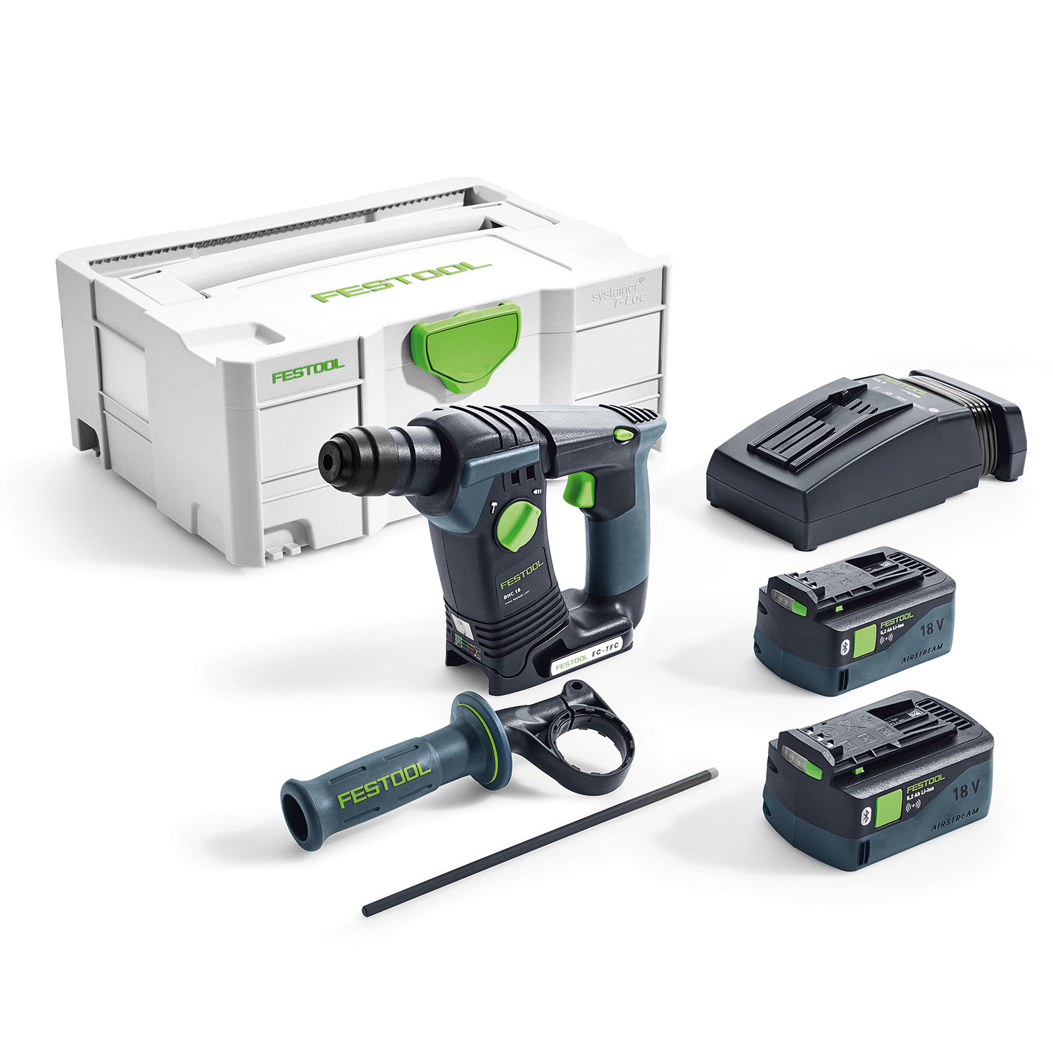 Festool Bhc18 18v Bluetooth Sds Hammer Drill C W 2 X 5 2ah Protrade Festool Bhc18 18v Bluetooth Sds Hammer Drill C W 2 X 5 2ah Protrade