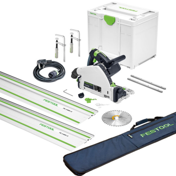 Verstrikking Baleinwalvis sticker Festool TS55F Plunge Circular Saw c/w Full Accessory Set - Protrade