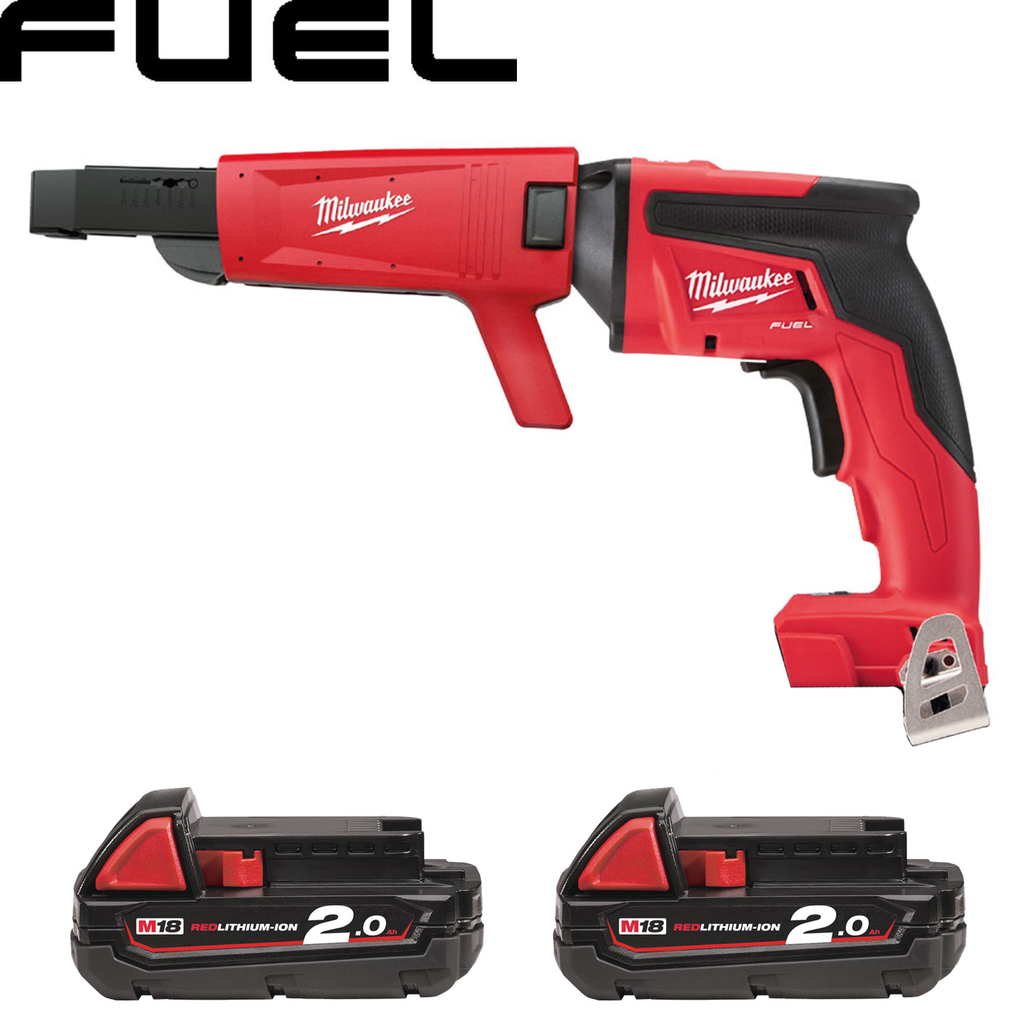 Milwaukee M18FSGC 18V Fuel Drywall Screwdriver c/w 2x2Ah Bat Protrade