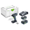 Festool TID18 18V Impact Driver c w 2 x 4.0Ah Batts Protrade