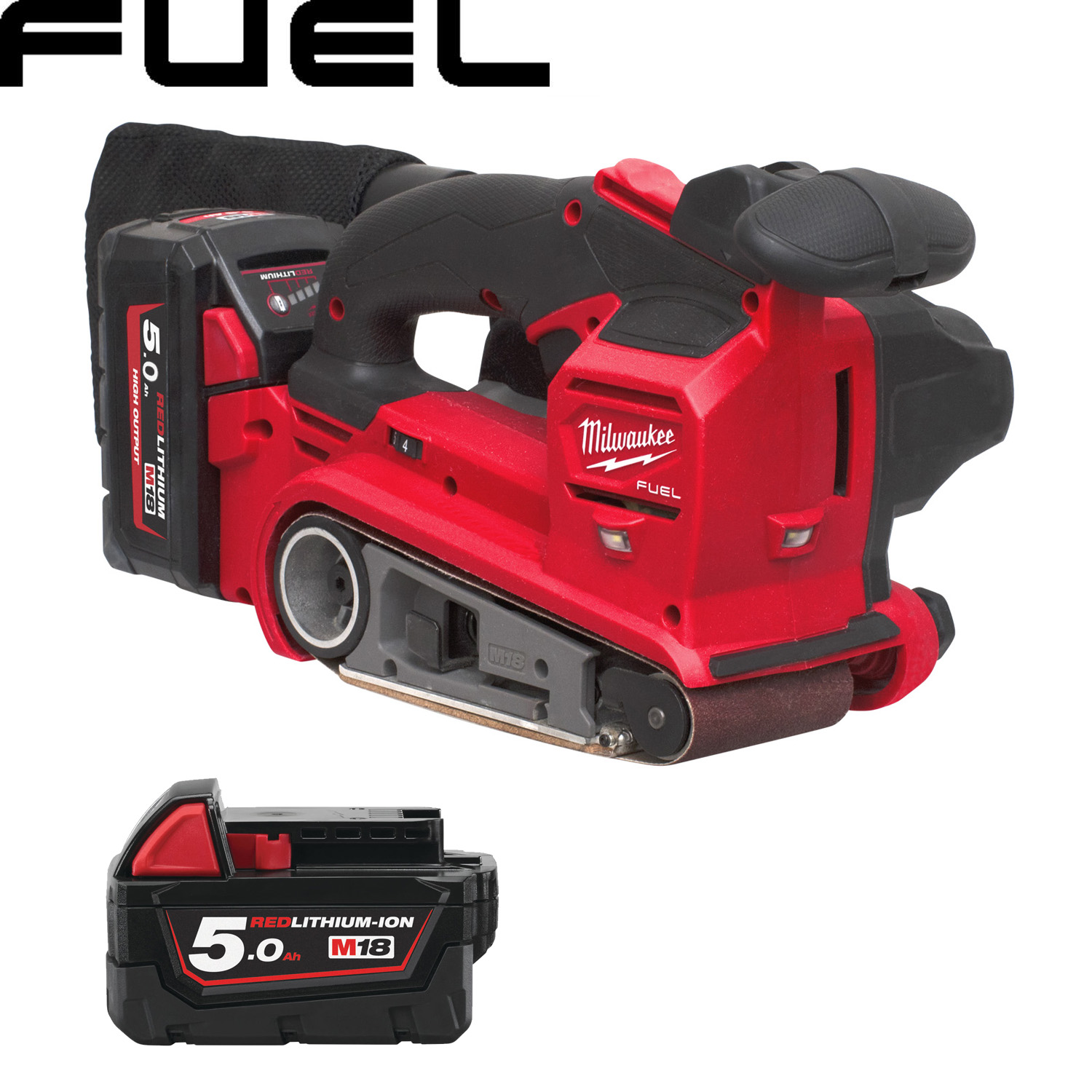 Milwaukee fuel belt sander discount