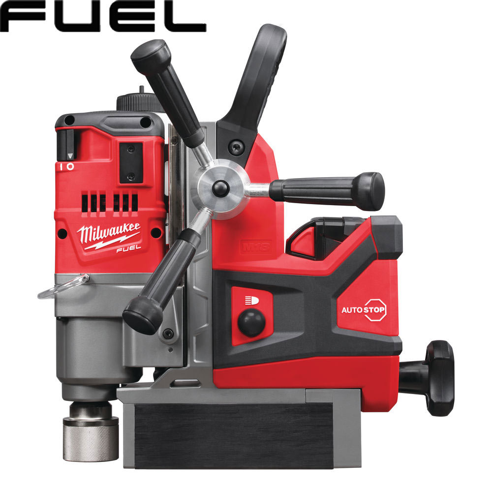 Milwaukee M18FMDP 18V Fuel 38mm Mag Drill c/w 2 x 5.0Ah Batt Protrade