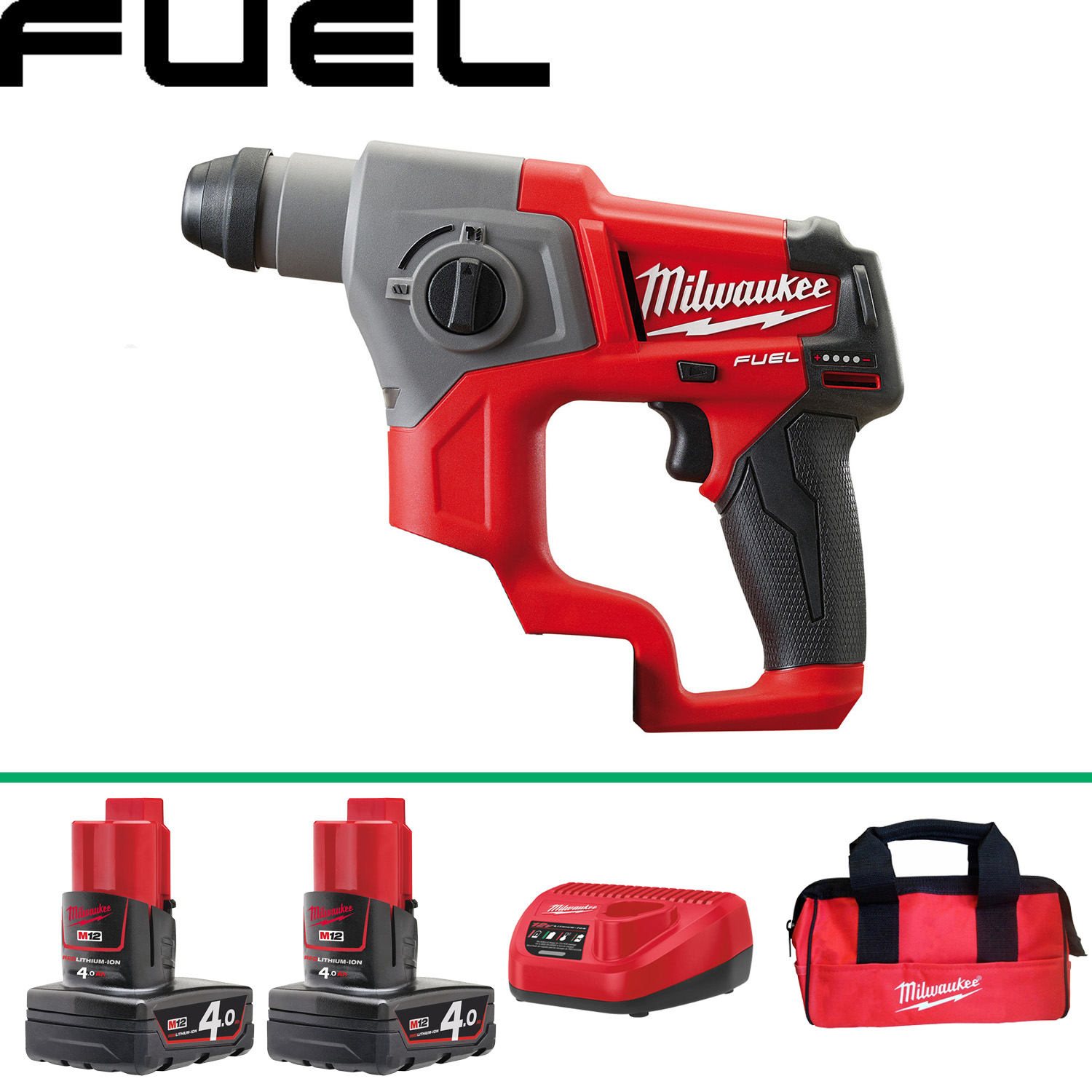 Milwaukee m12 on sale rotary hammer drill