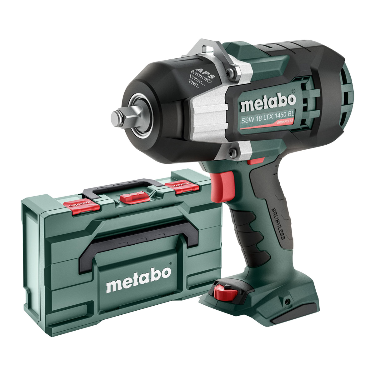 Metabo SSW 18 LTX 400 Cordless Impact Wrench 18v Body Only In Case 1/2 