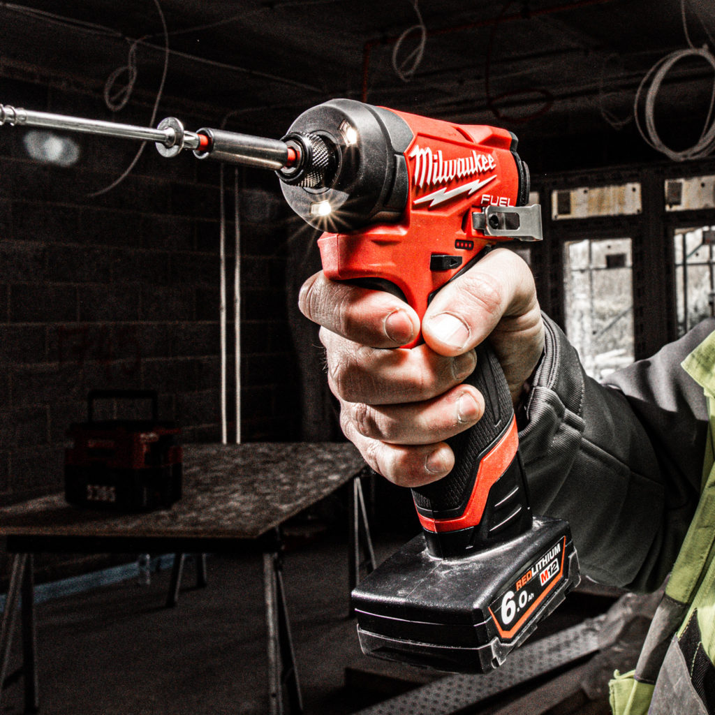 Milwaukee M12FID2 12V Fuel 3 Impact Driver c/w 2x6.0Ah Batts Protrade