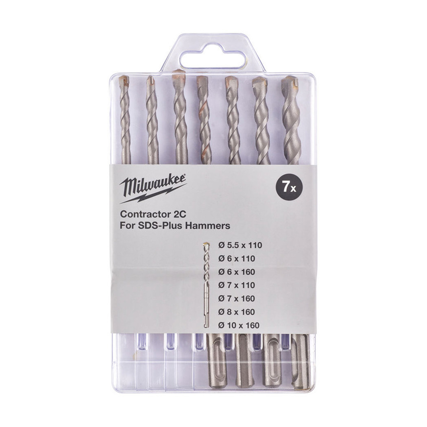 Milwaukee hammer drill bit set hotsell