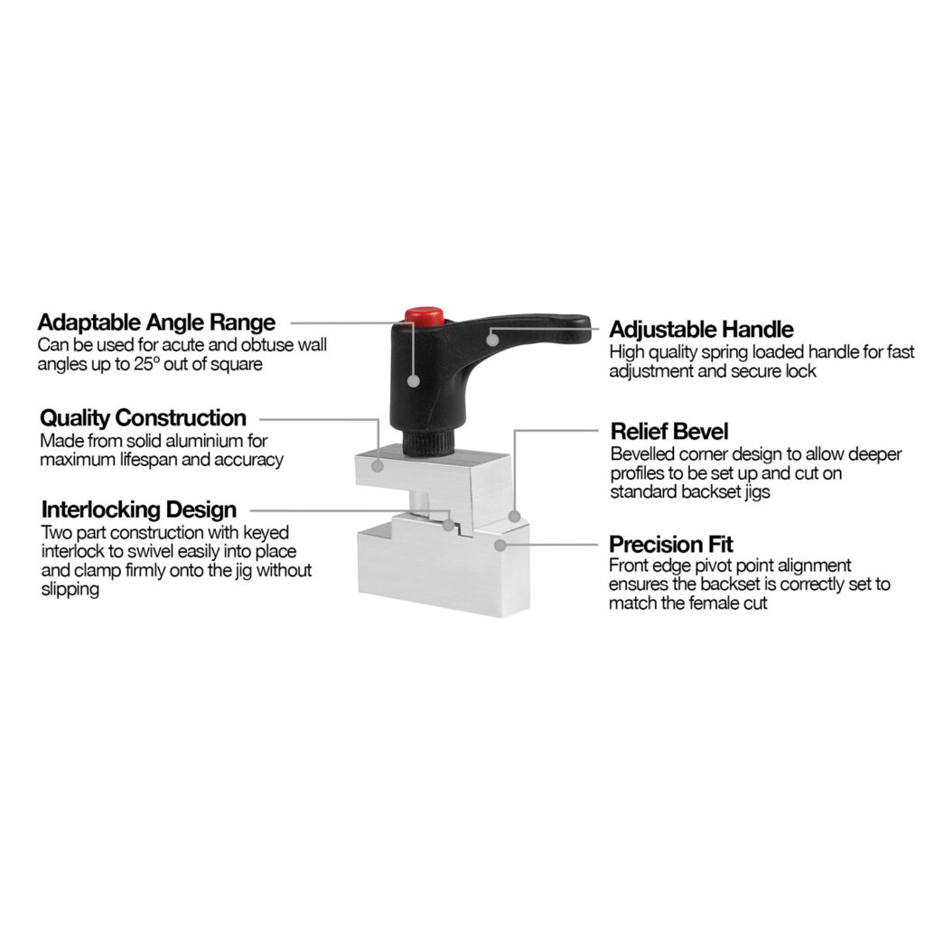Trend KWJ/OSD True Cut Worktop Jig Out Of Square Device Protrade