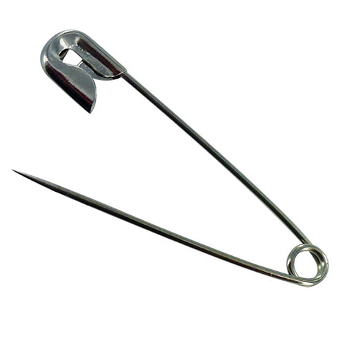 Safety Pins - Black Safety Pins Size #00 - Length 3/4 (50 Pins / Bag)