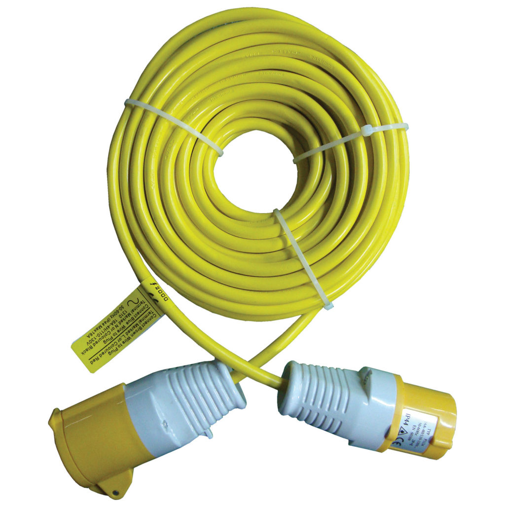 110V 16 Amp Extension Lead 14M Long x 2.5mm Cable Protrade