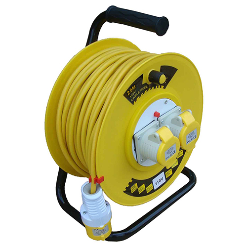 Elite Extension Cable Reel 25mtr Heavy Duty 110V - 2.5mm Cable