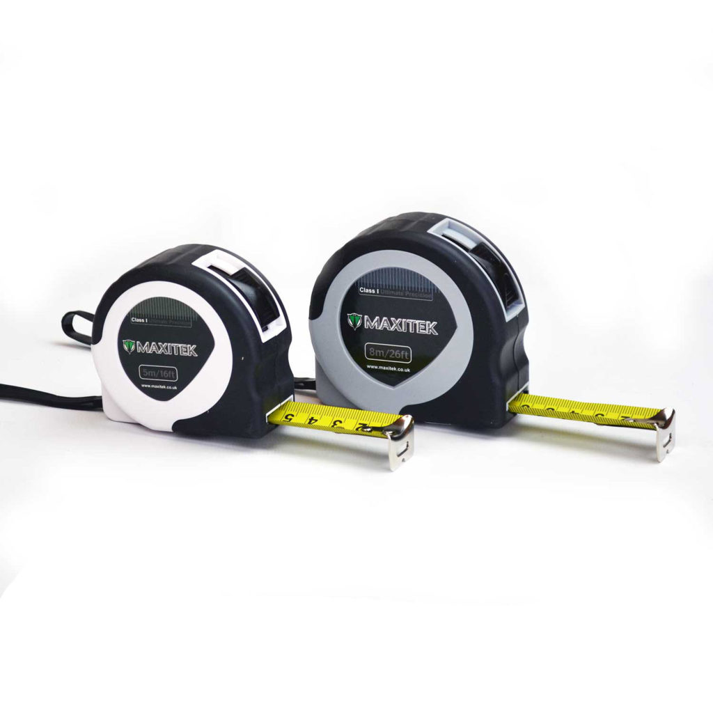Maxitek 5m / 8m Class 1 Professional Tape Measure Twin Pack Protrade