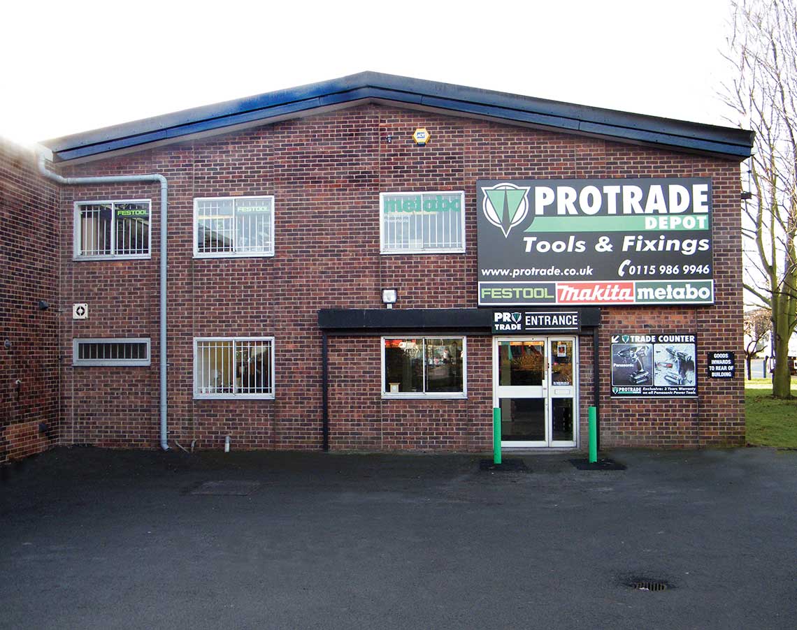 Power Tools & Fixings in Nottingham Tool Shop Nottingham PROTRADE
